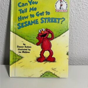 Can You Tell Me‎ How to Get to Sesame Street? Book